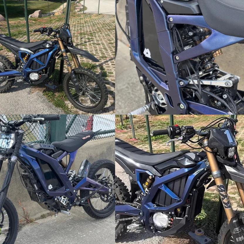 Custom Painted Surron Ultra Bee Frame Guards